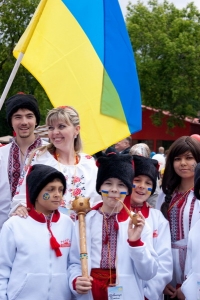 Дружная команда Украины